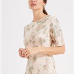 پیراهن مجلسی گلدوزی کرم